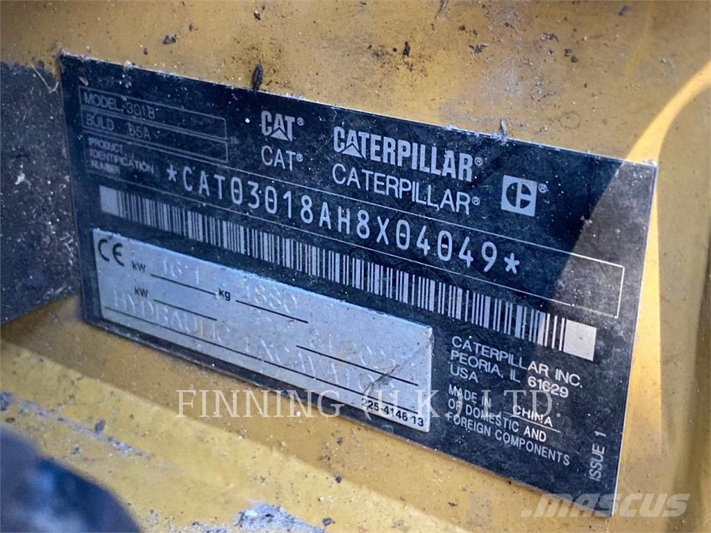 CAT 301.8 Bagri goseničarji