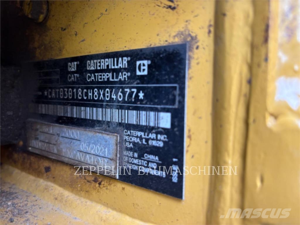 CAT 301.8-05A Koparki gąsienicowe
