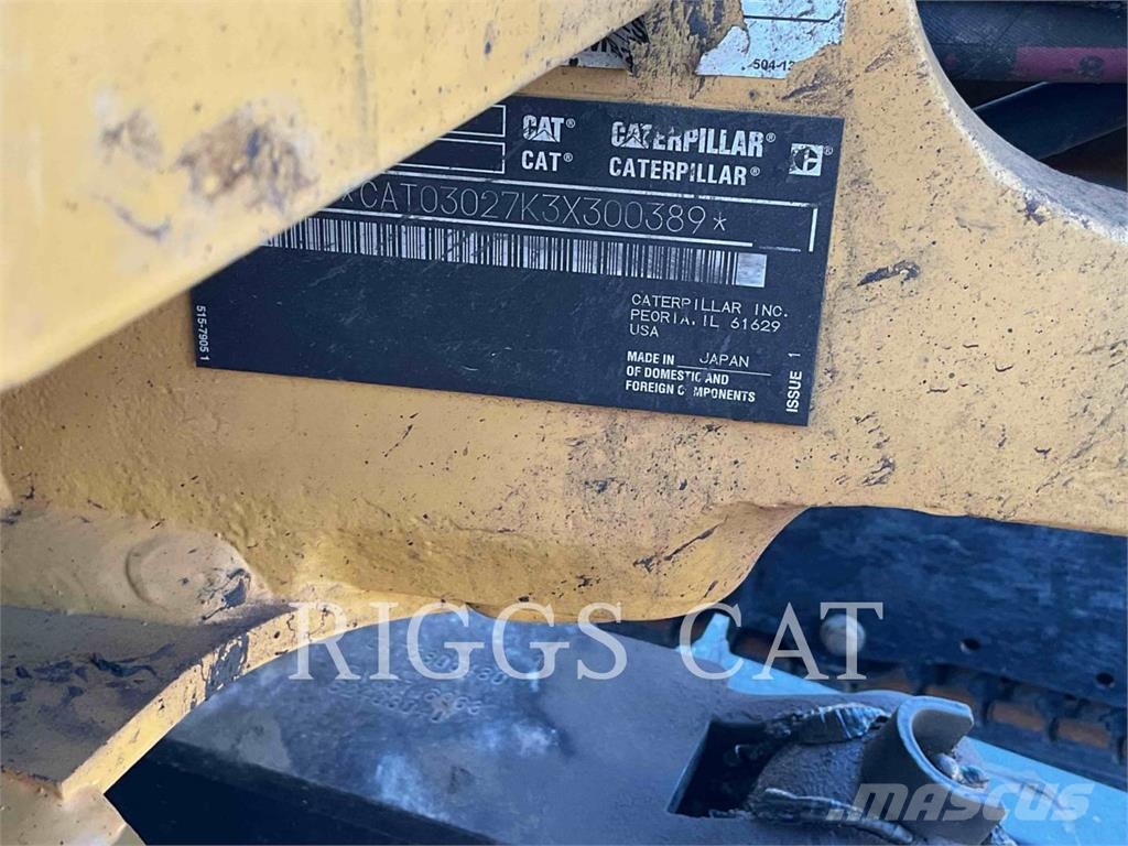 CAT 302.7 Excavadoras sobre orugas