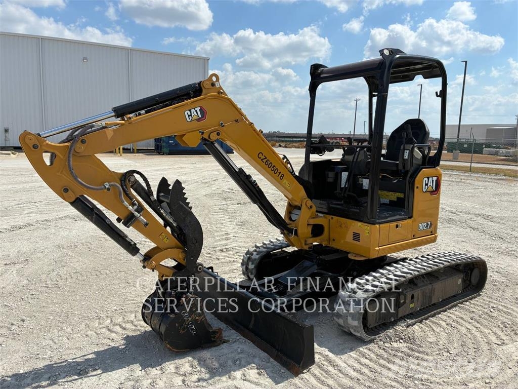 CAT 302.7-07CR Kāpurķēžu ekskavatori