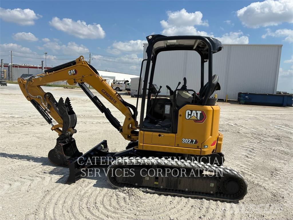 CAT 302.7-07CR Kāpurķēžu ekskavatori