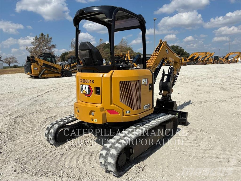 CAT 302.7-07CR Kāpurķēžu ekskavatori