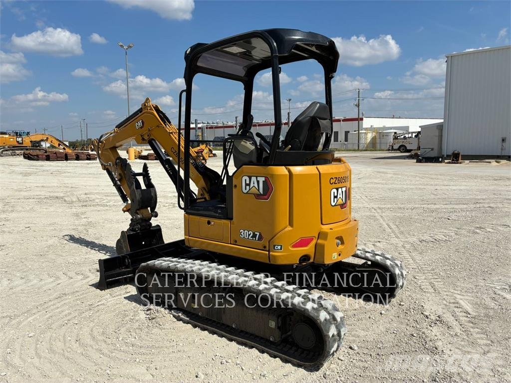 CAT 302.7-07CR Kāpurķēžu ekskavatori