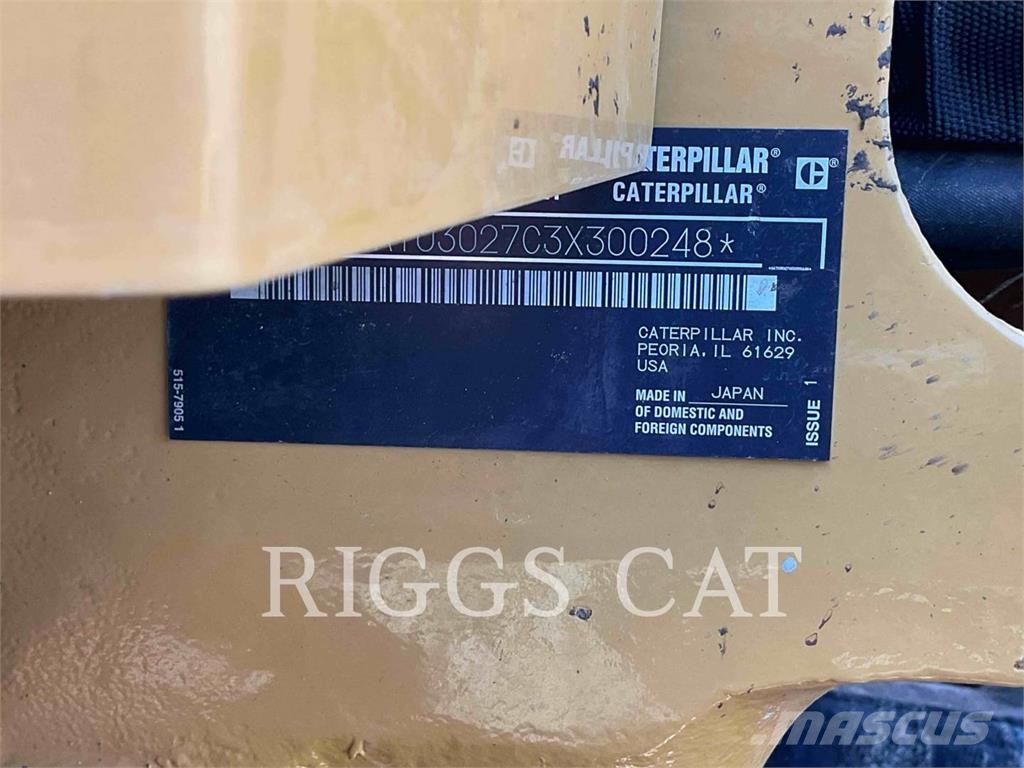 CAT 302.707CR Bagri goseničarji