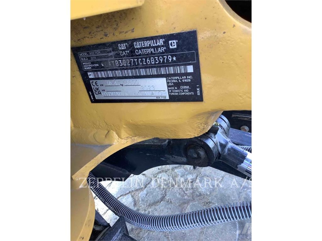 CAT 302.707CR Rupsgraafmachines
