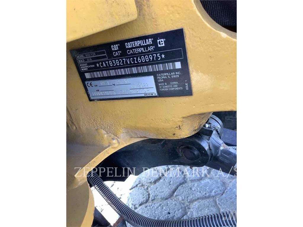 CAT 302.707CR Rupsgraafmachines