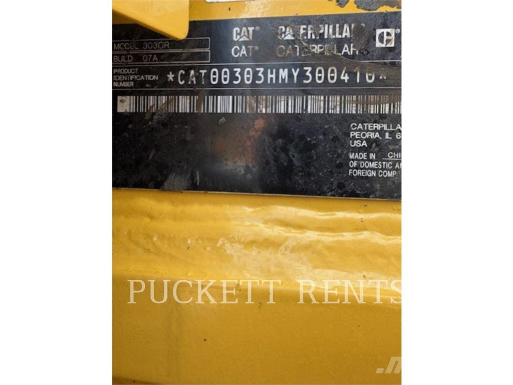 CAT 303-07CR 대형 굴삭기 29톤 이상