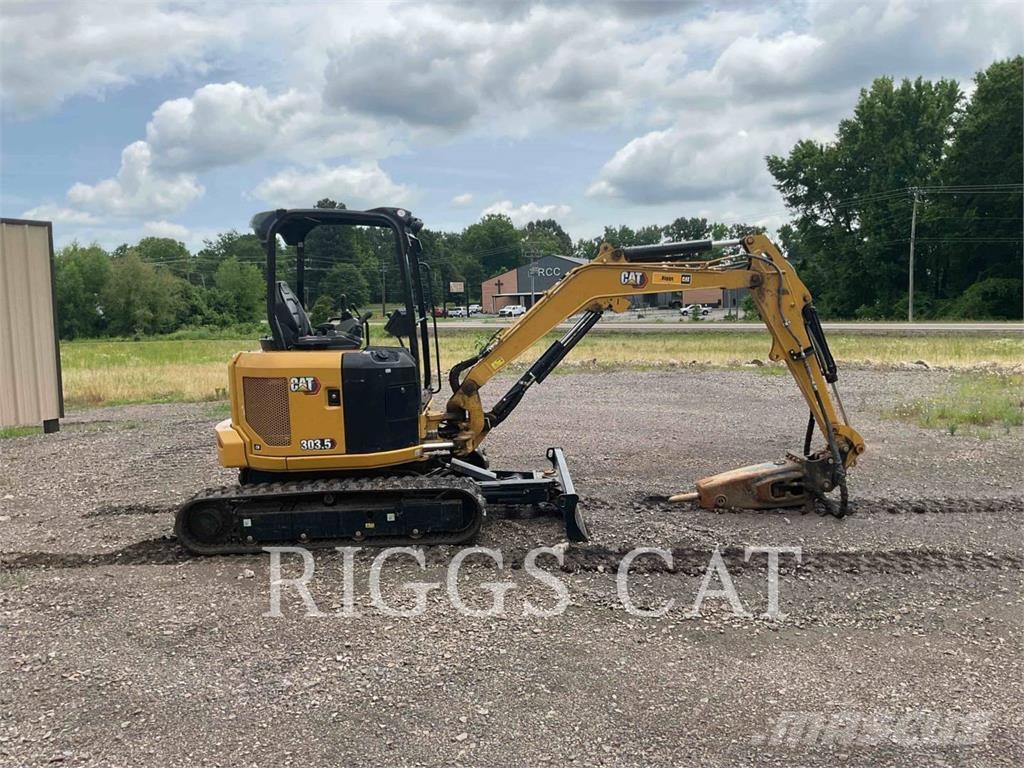 CAT 303.5 Pásové rýpadlá