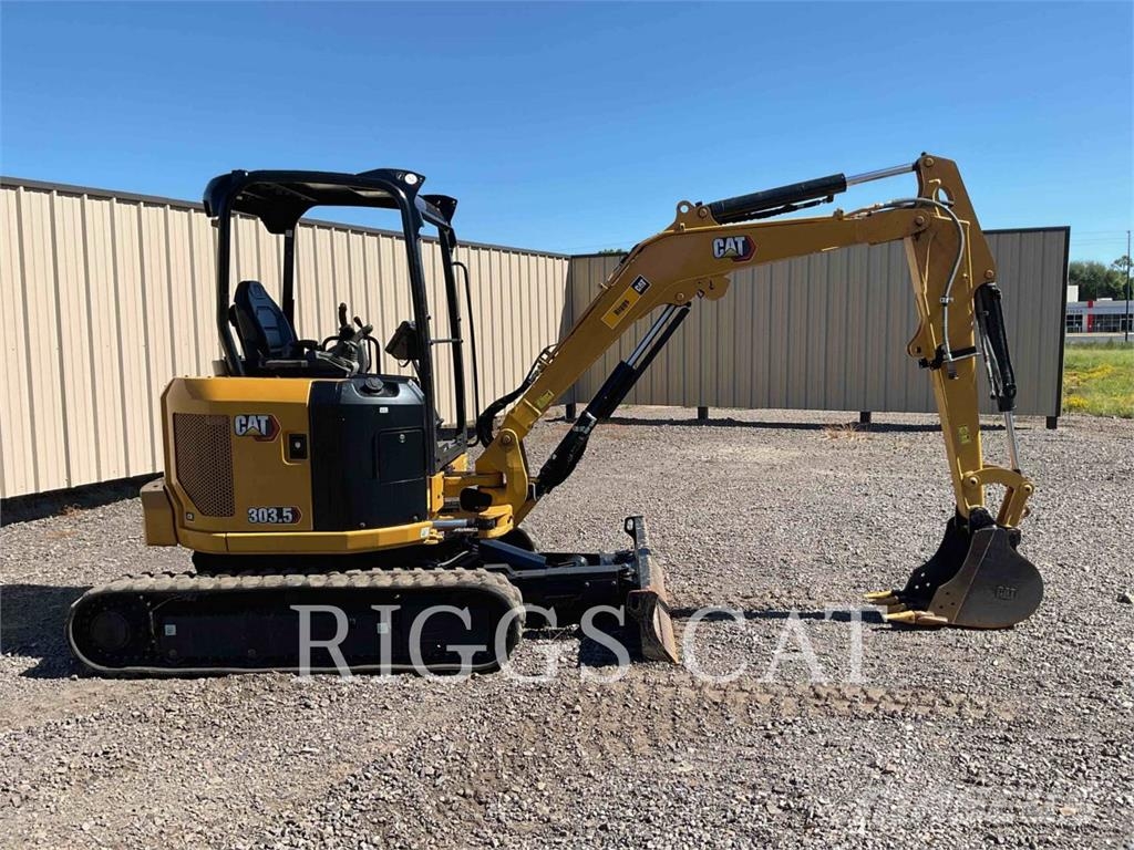 CAT 303.5 Kāpurķēžu ekskavatori