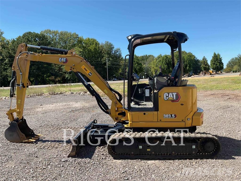 CAT 303.5 Kāpurķēžu ekskavatori