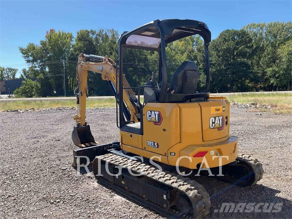CAT 303.5 Kāpurķēžu ekskavatori