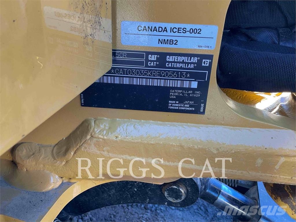 CAT 303.5 Kāpurķēžu ekskavatori