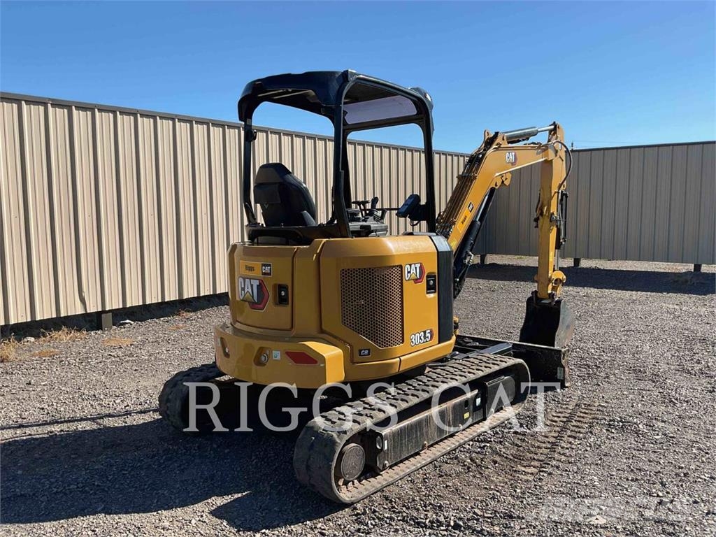 CAT 303.5 Kāpurķēžu ekskavatori