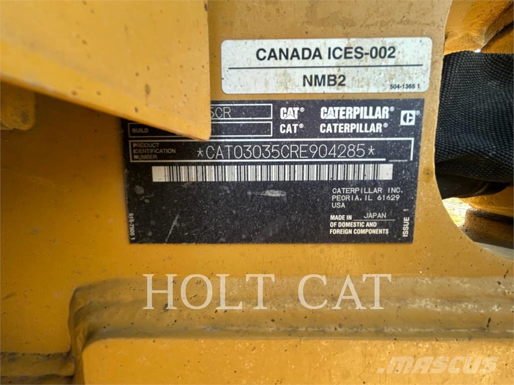 CAT 303.5 CR Kāpurķēžu ekskavatori