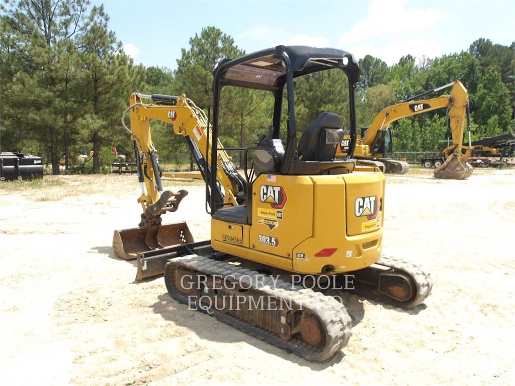 CAT 303.507CR Pásové rýpadlá