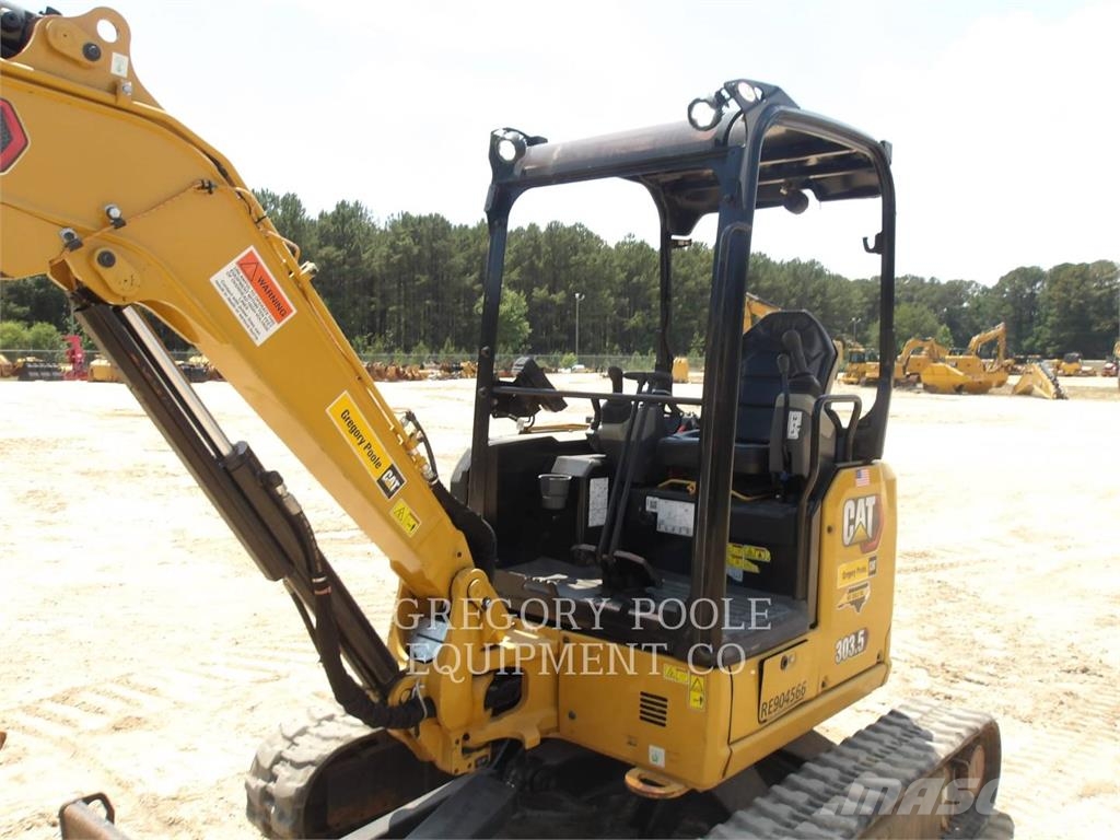 CAT 303.507CR Pásové rýpadlá