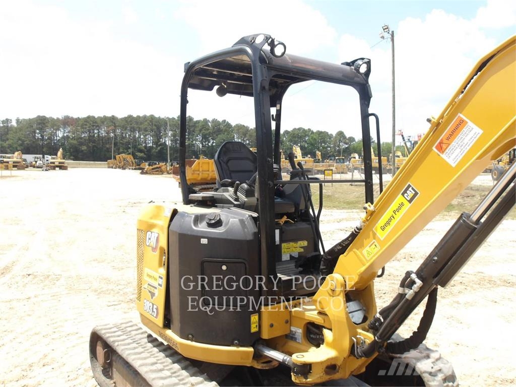 CAT 303.507CR Pásové rýpadlá