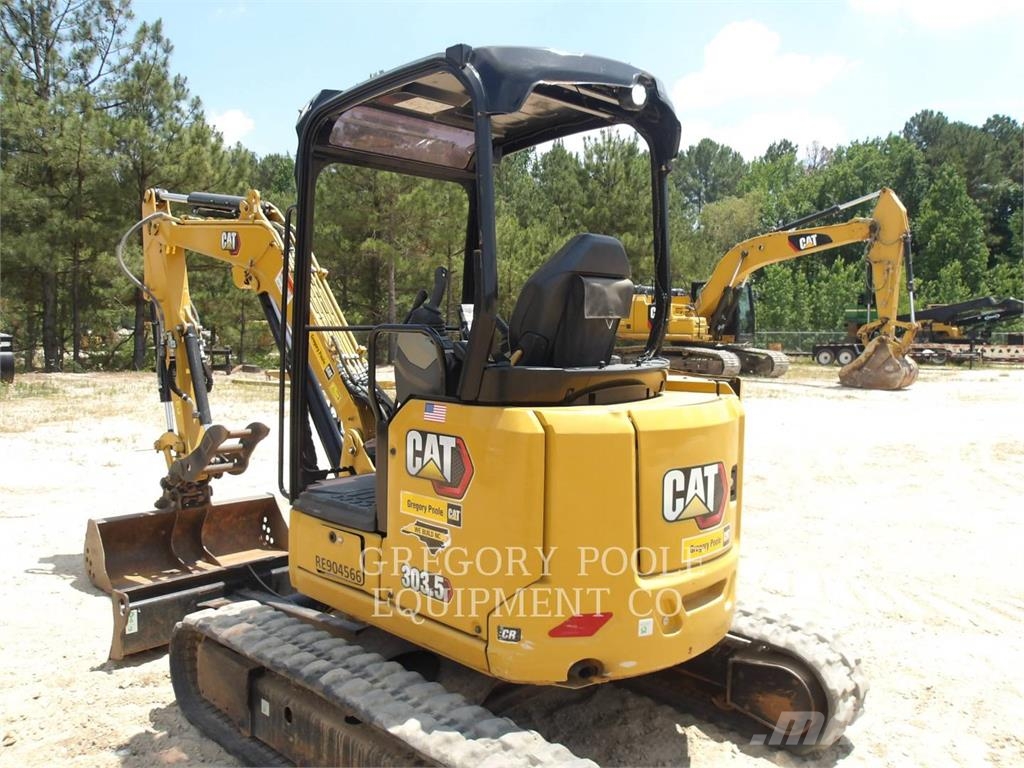CAT 303.507CR Pásové rýpadlá