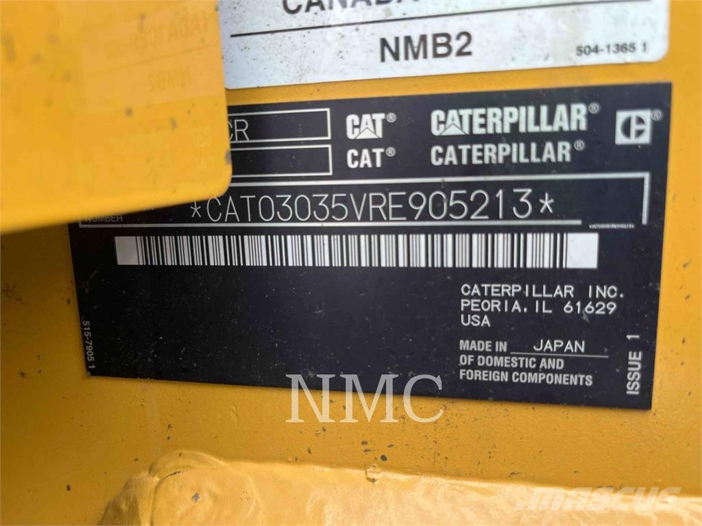 CAT 303.507CR Excavadoras sobre orugas