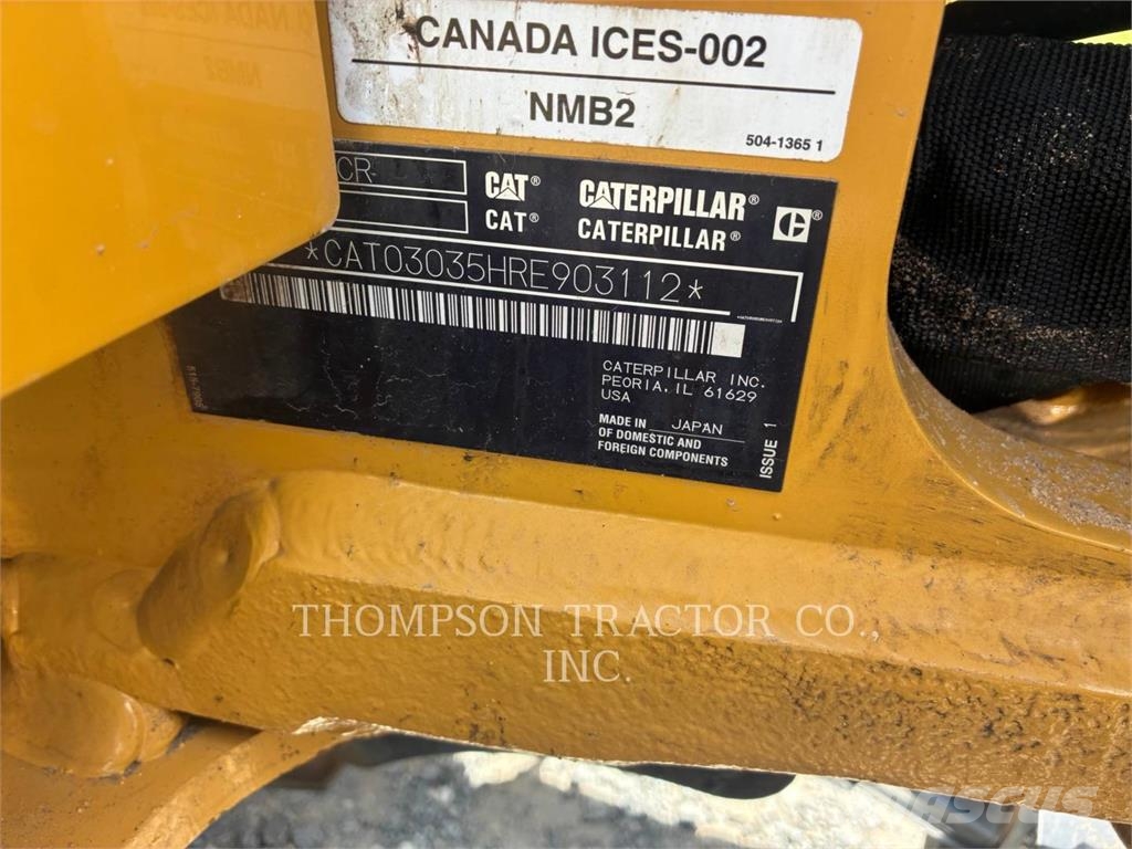 CAT 303.5CR Beltegraver