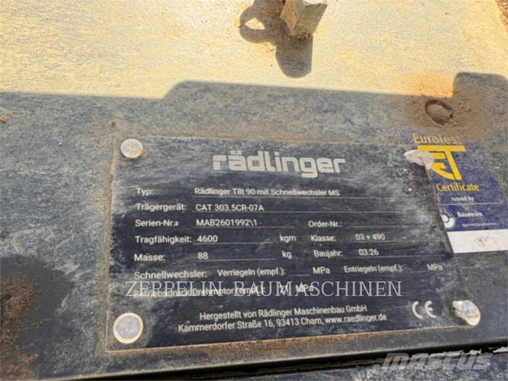 CAT 303.5CR-07 Bagri goseničarji