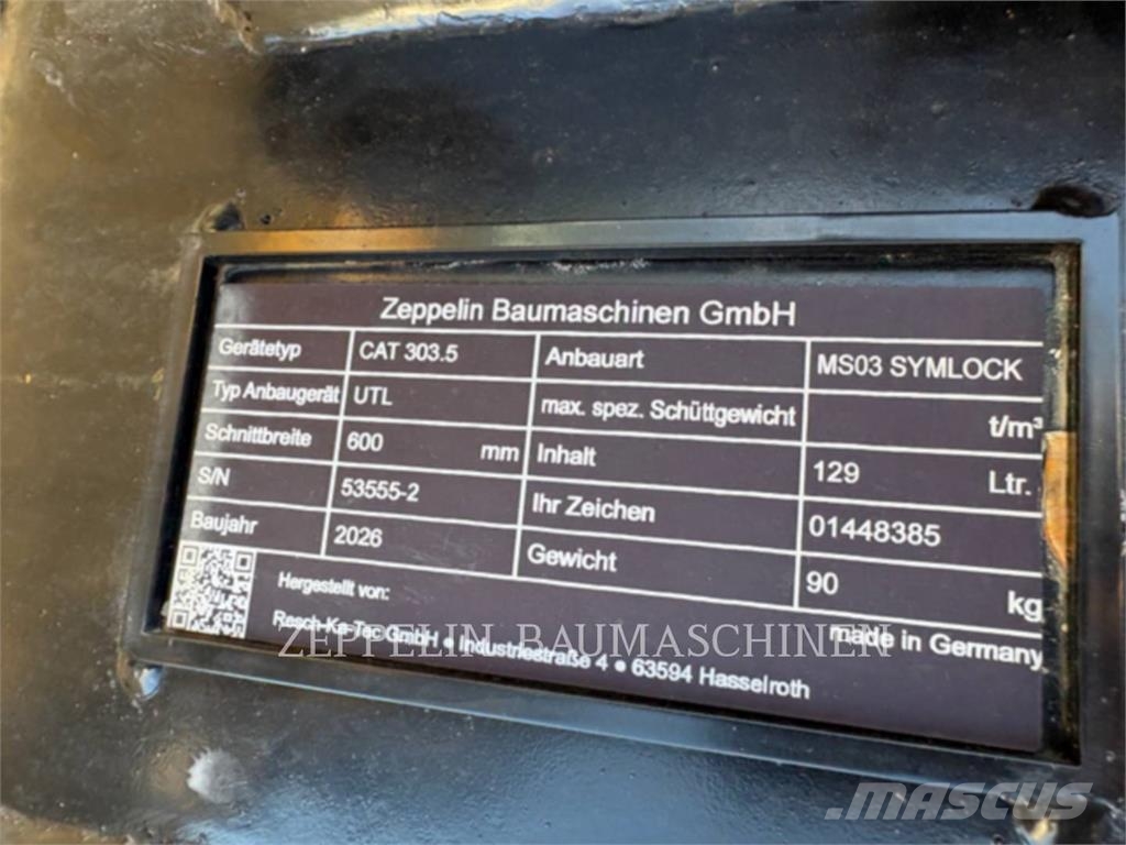 CAT 303.5CR-07 Bagri goseničarji