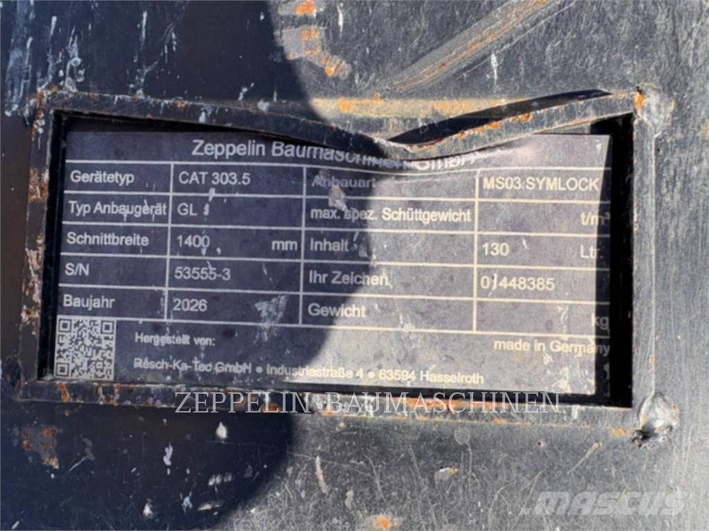 CAT 303.5CR-07 Bagri goseničarji