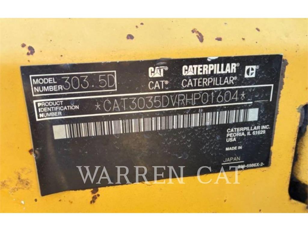 CAT 303.5D Bagri goseničarji