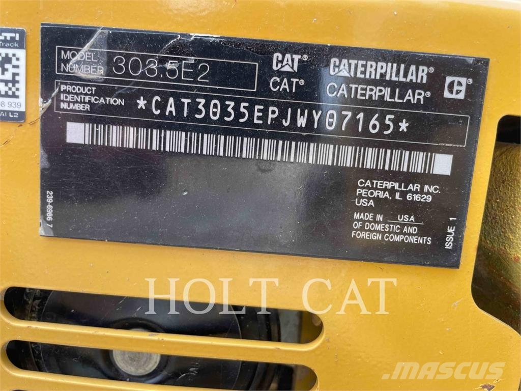CAT 303.5E2 CR Gravemaskiner på larvebånd