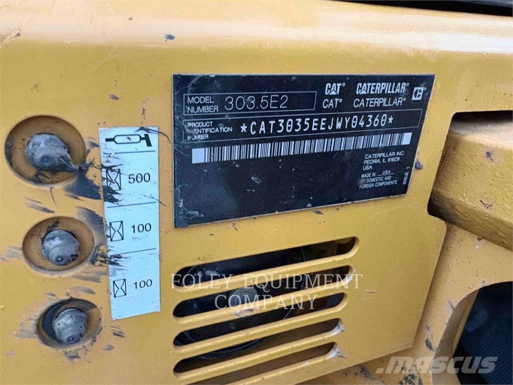 CAT 303.5E2CR Excavadoras sobre orugas