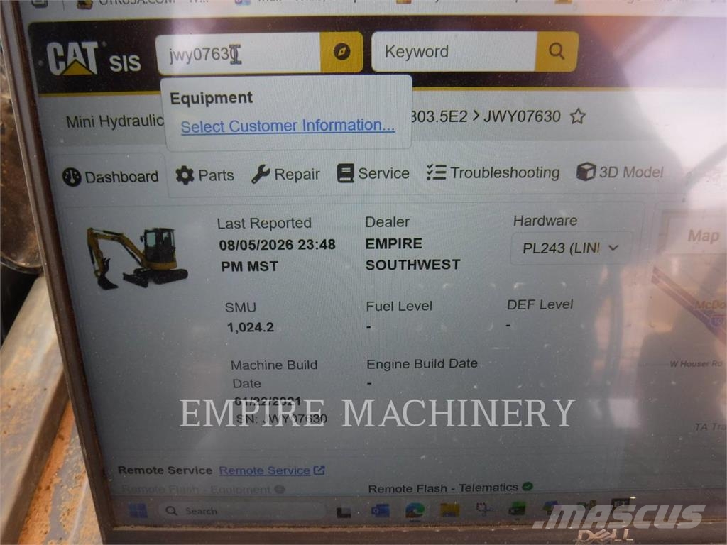 CAT 303.5E2CR Escavadoras de rastos