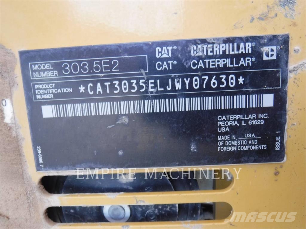 CAT 303.5E2CR Escavadoras de rastos