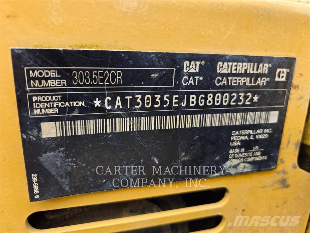 CAT 303.5E2CR Escavadoras de rastos