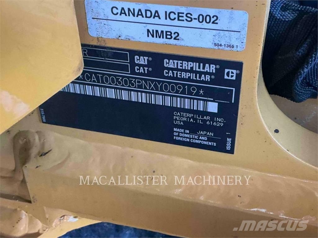 CAT 303 CR 履帶式 挖土機/掘鑿機/挖掘機