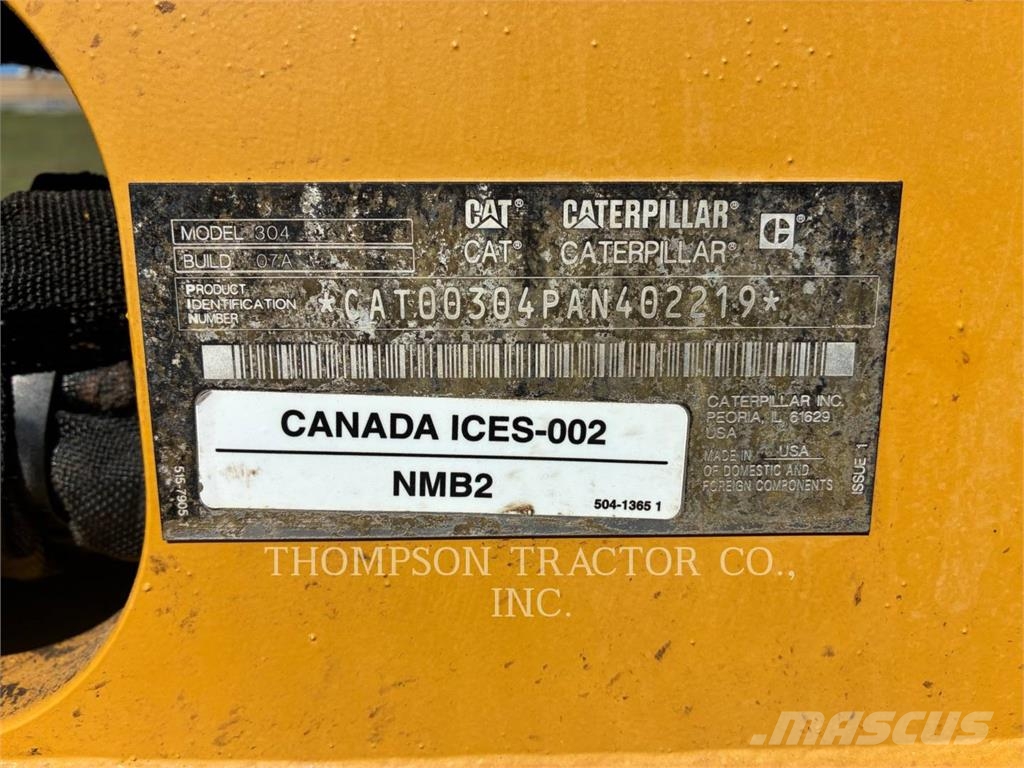 CAT 304 Mini bagri <7t