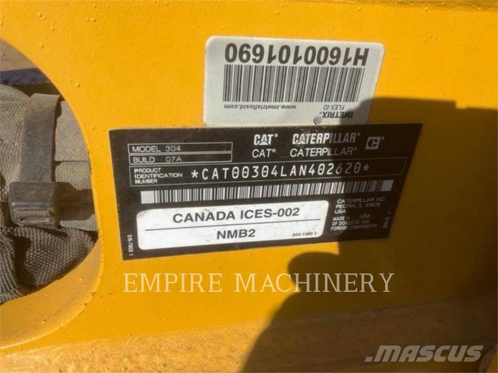 CAT 304-07 ORH Gravemaskiner på larvebånd