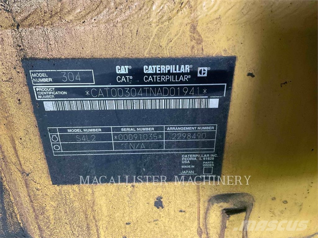 CAT 304CR Bagri goseničarji