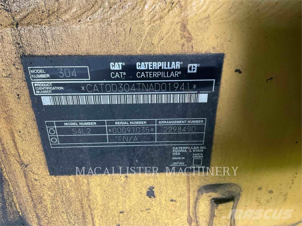 CAT 304CR ATQ Beltegraver