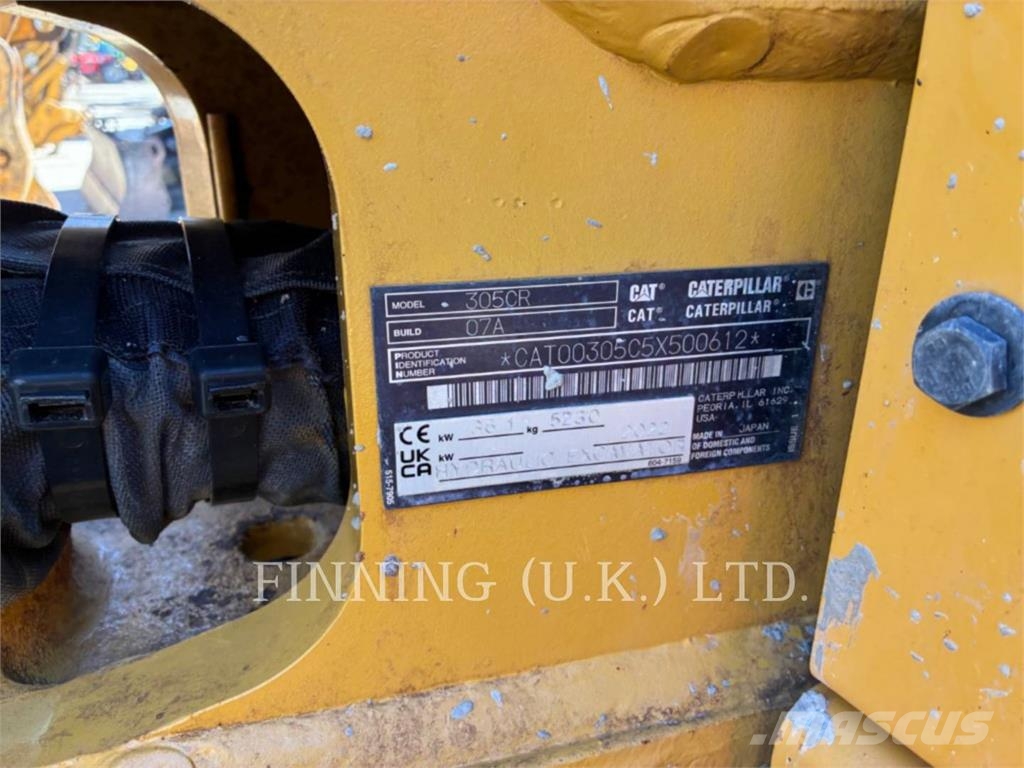 CAT 305-07A Kāpurķēžu ekskavatori
