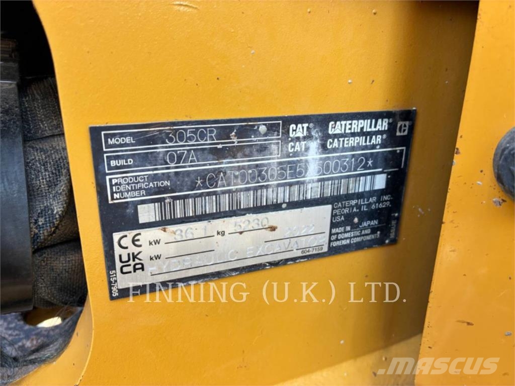 CAT 305-07A Верижен екскаватор