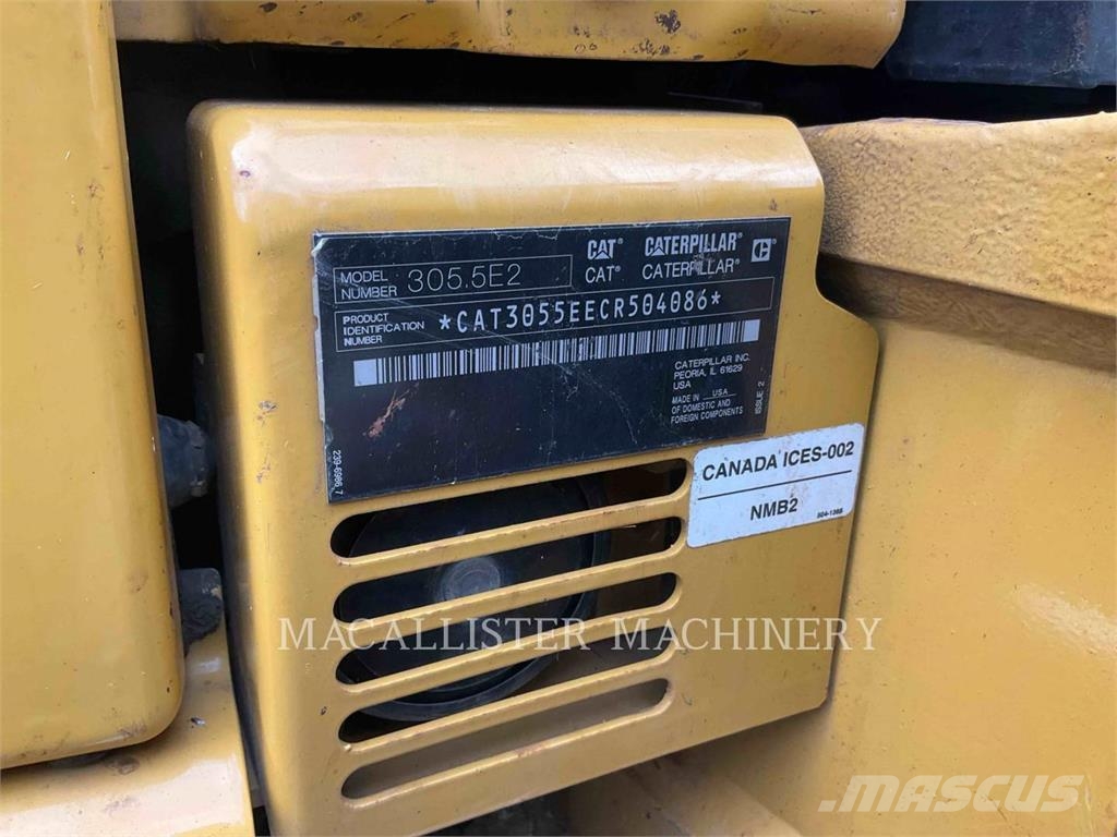 CAT 305.5E2 A Vikšriniai ekskavatoriai