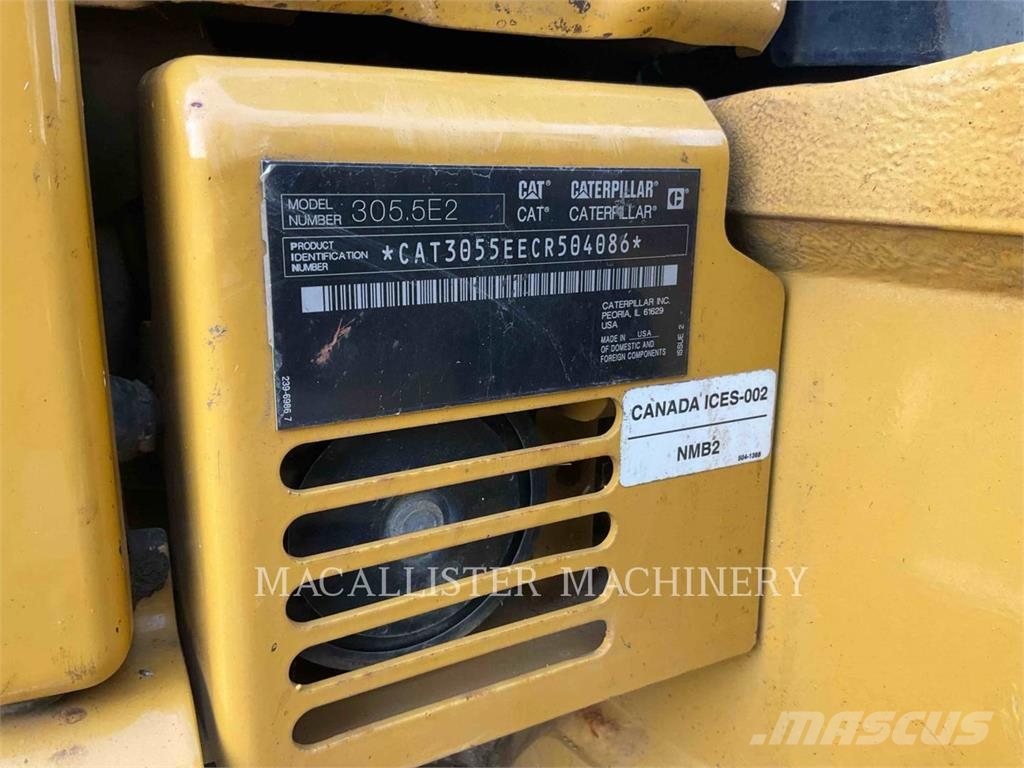 CAT 305.5E2 A Vikšriniai ekskavatoriai