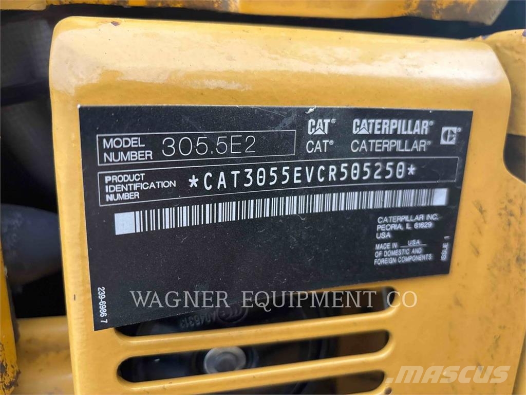 CAT 305.5E2CR Rupsgraafmachines