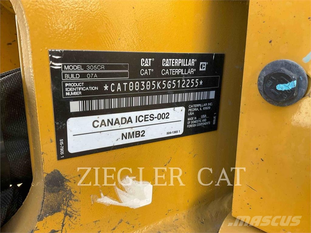 CAT 30507CR Vikšriniai ekskavatoriai