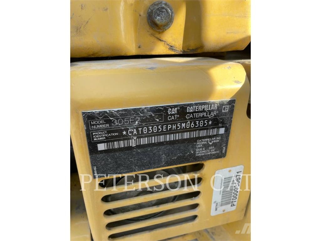 CAT 305E2 Bagri goseničarji
