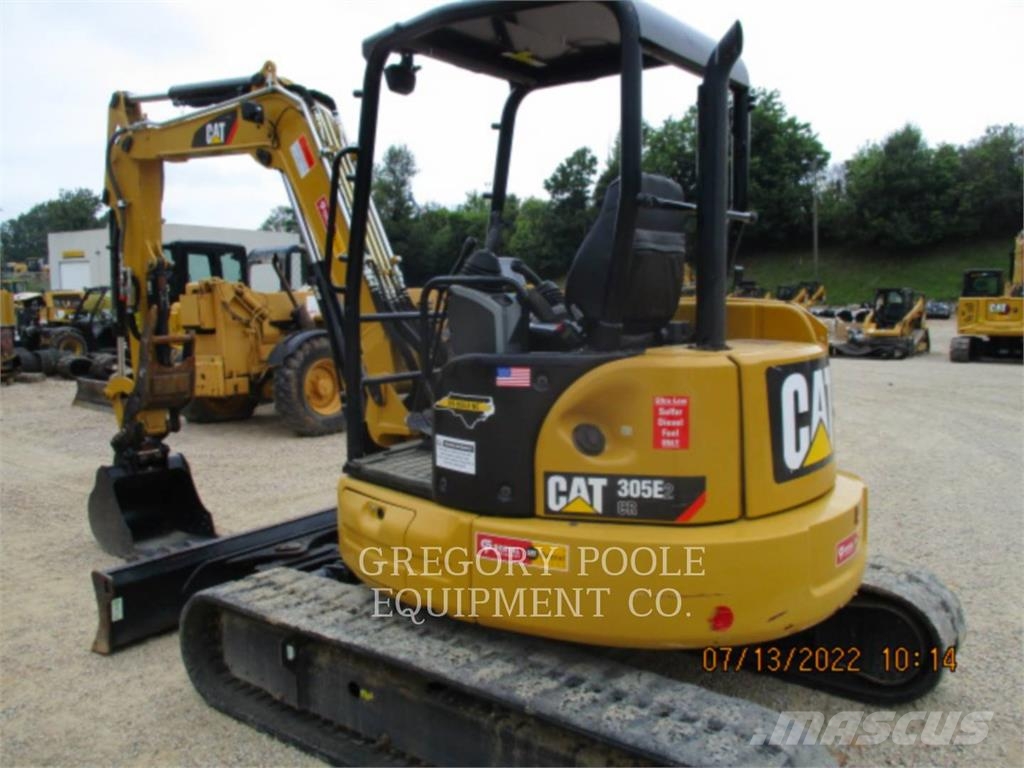 CAT 305E2 Kāpurķēžu ekskavatori