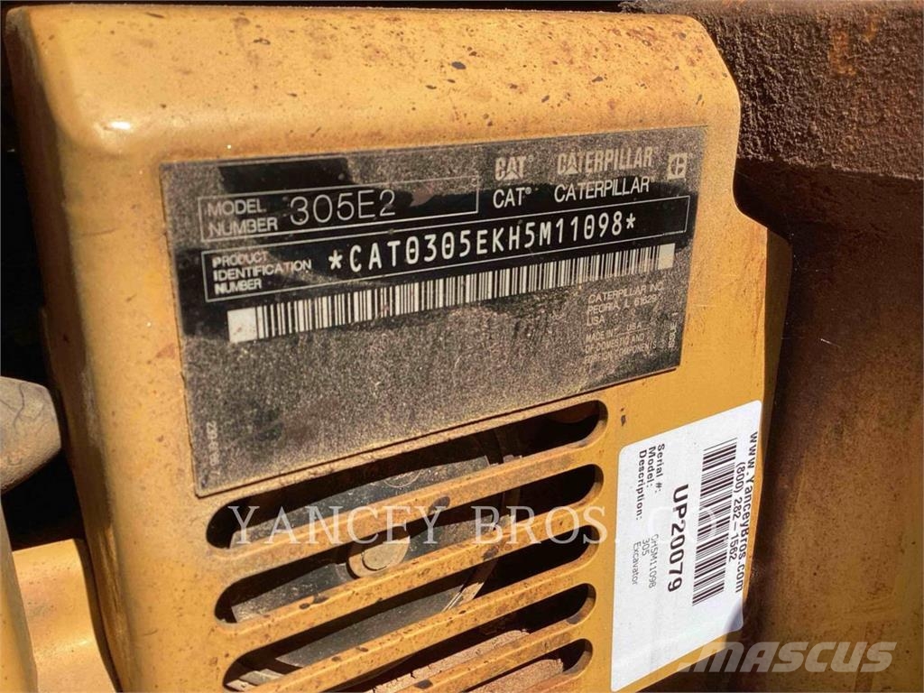 CAT 305E2CR Vikšriniai ekskavatoriai