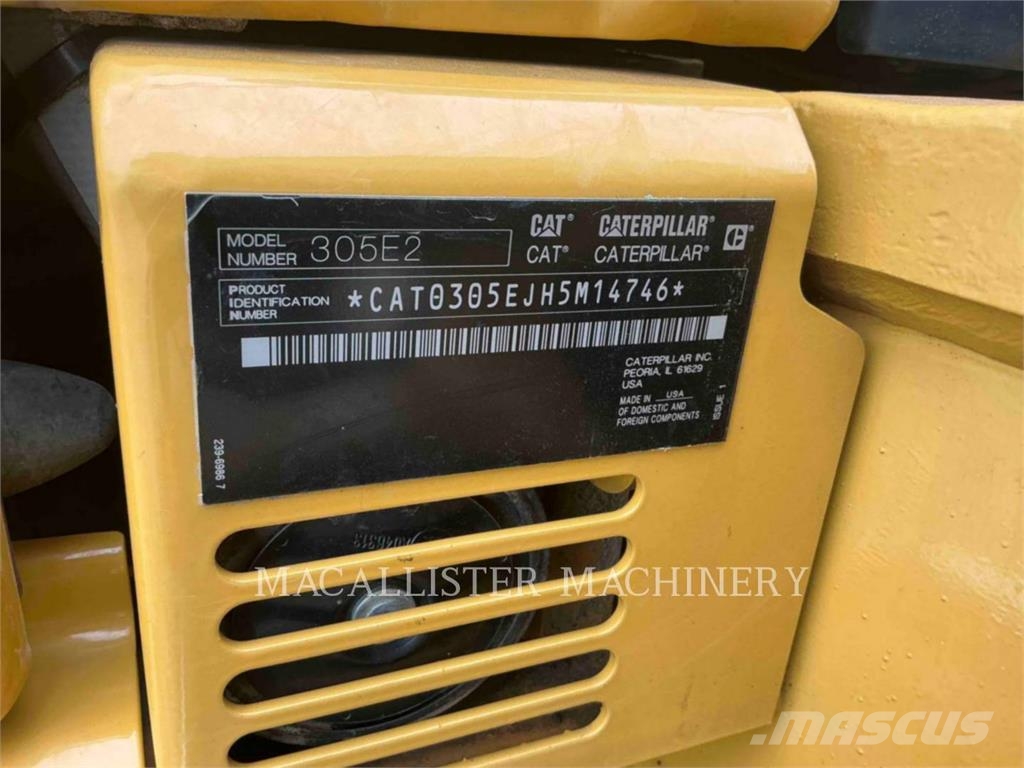 CAT 305E2CR Gravemaskiner på larvebånd