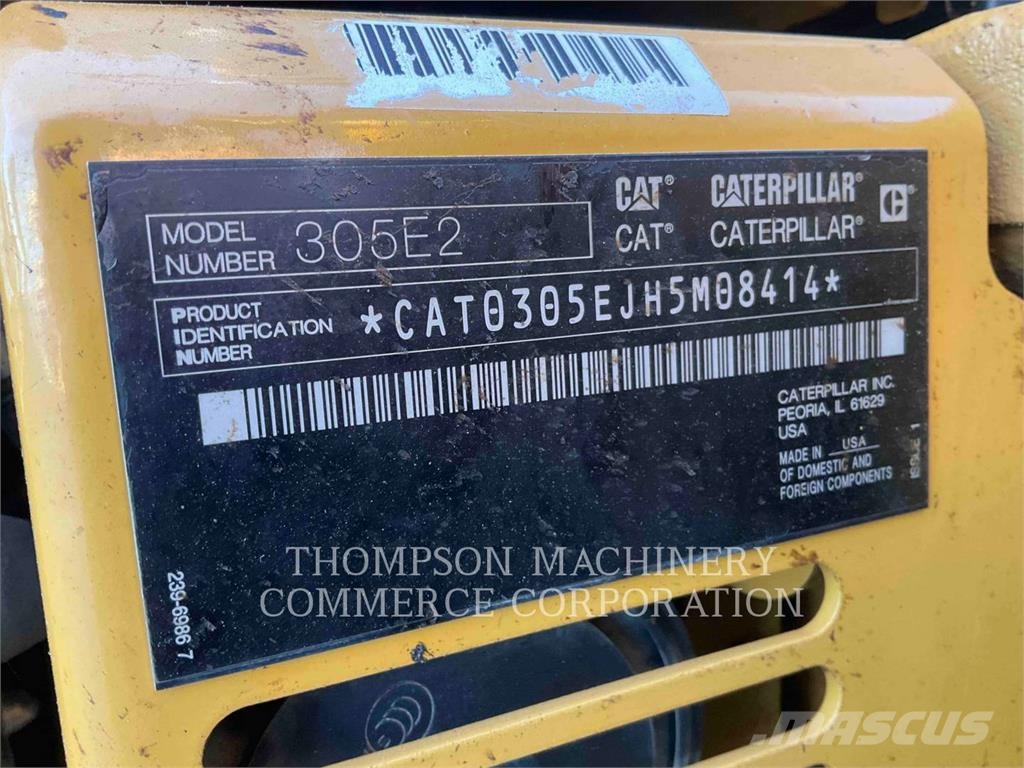 CAT 305E2CR Pelle sur chenilles