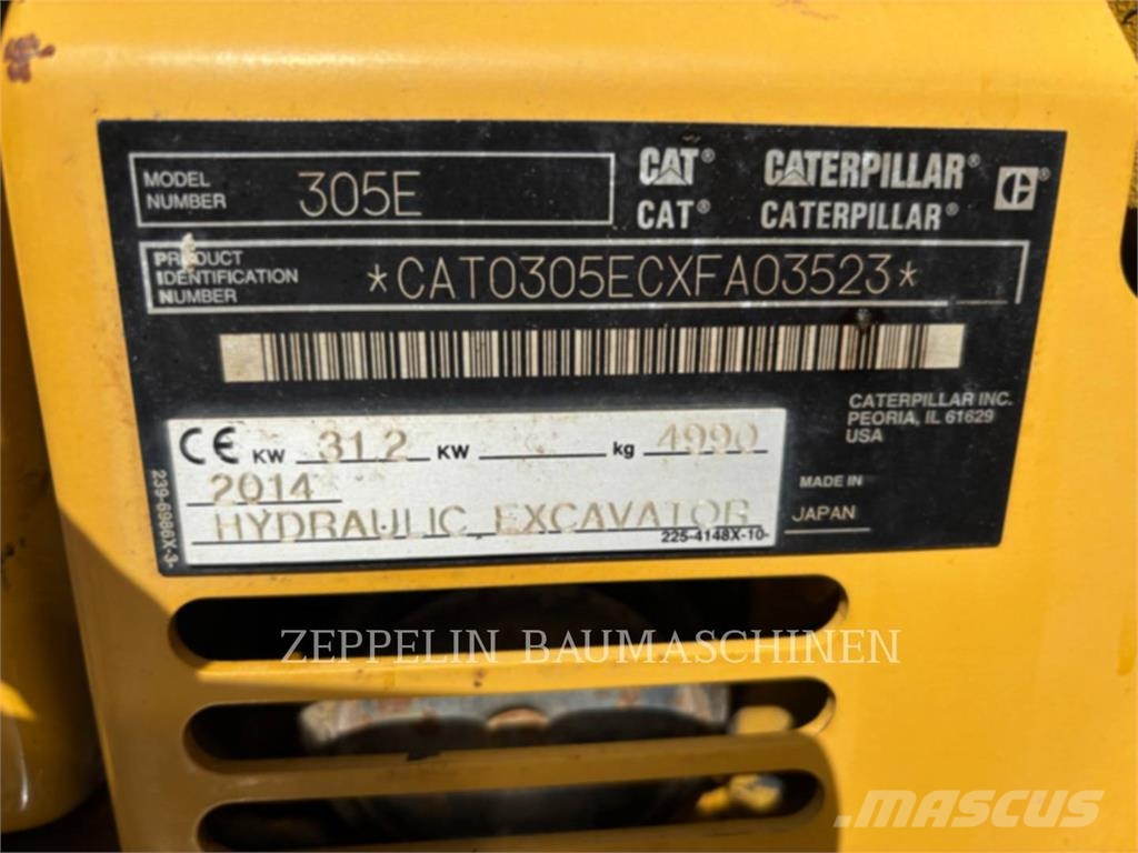 CAT 305ECR Telakaivukoneet
